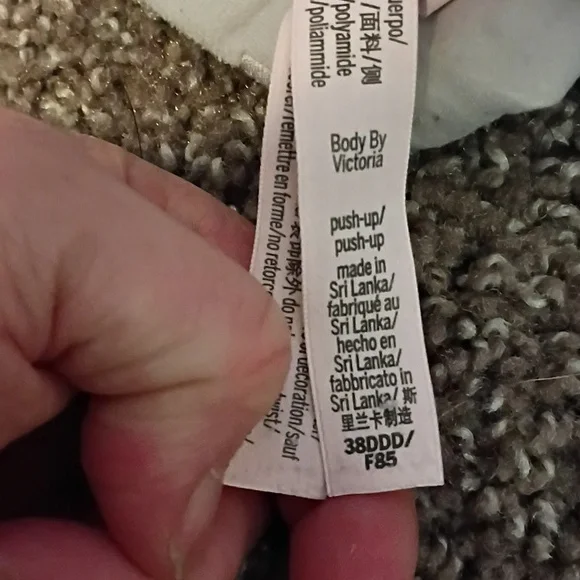 Victoria's Secret/Pink Bras...5 Total - Black, Blue, White, Cream - Picture 6 of 13